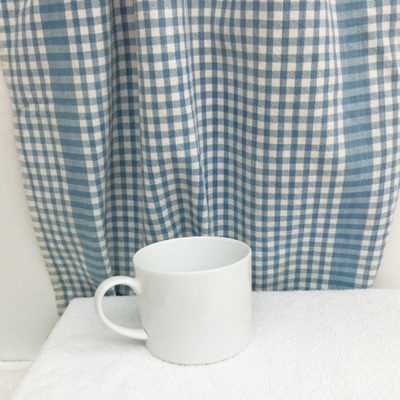 CRATE & BARREL Coffee Mug White Porcelain - Picture 2 of 5